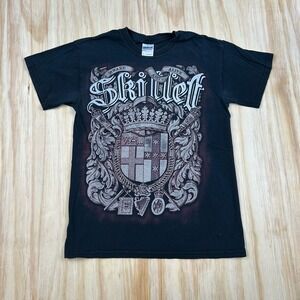 Skillet Victorious T Shirt Mens Size S Band Rock Music Concert Tee Crest Warrior